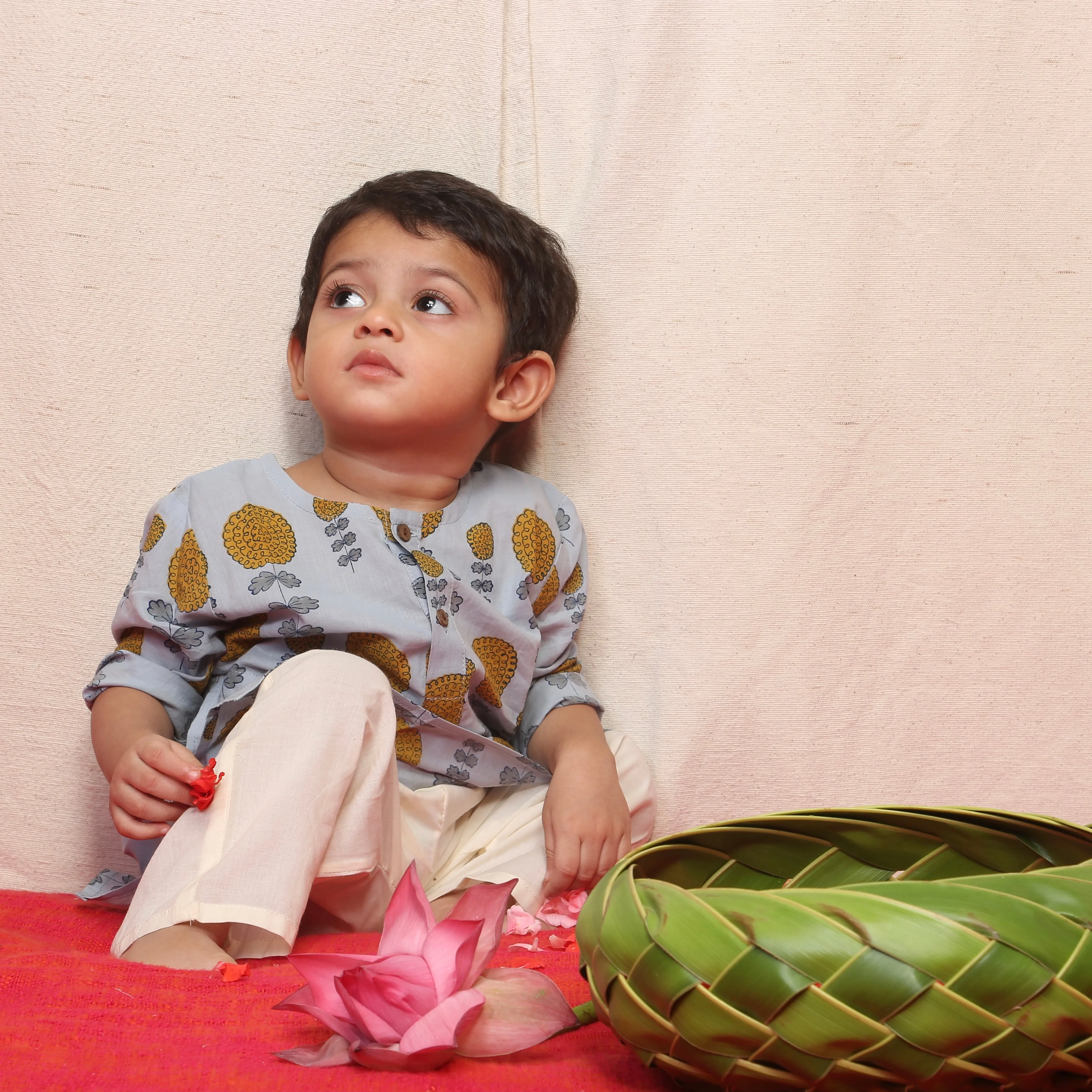 A Garden of Marigold' - Kurta
