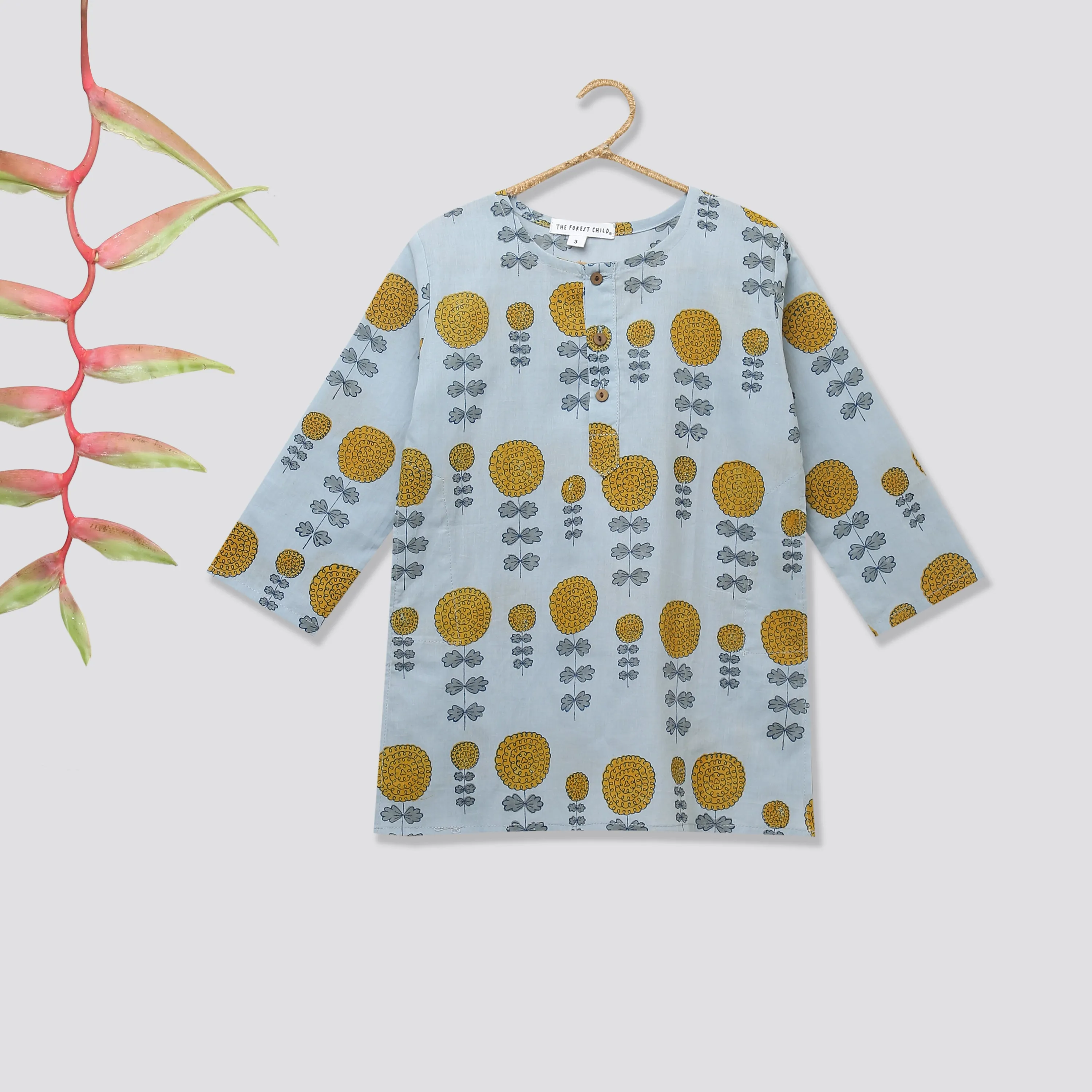 A Garden of Marigold' - Kurta