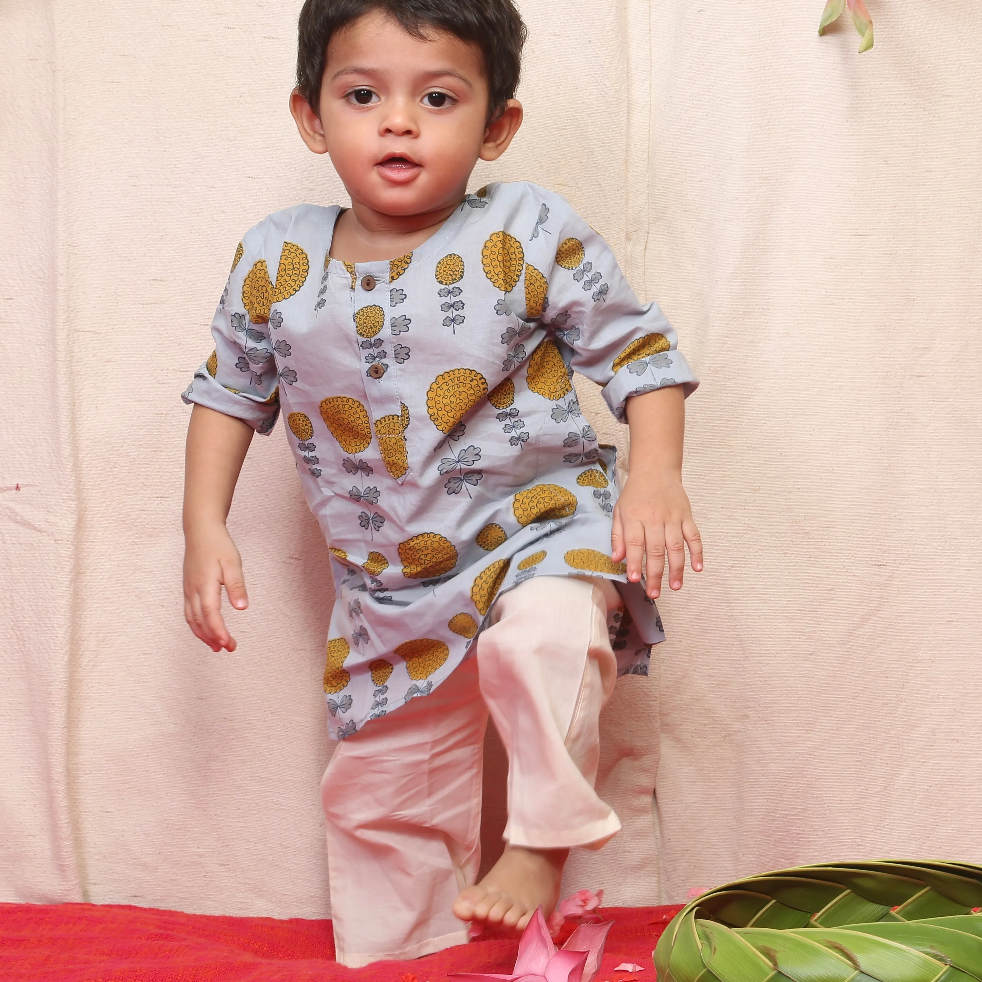 A Garden of Marigold' - Kurta