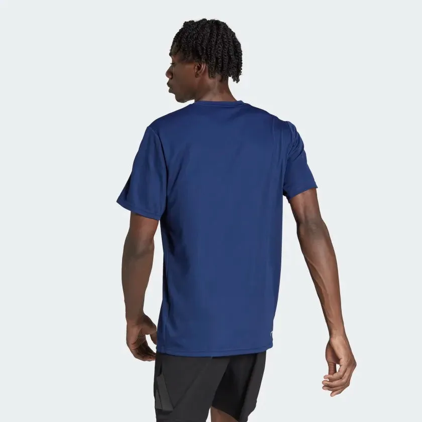 adidas Train Essentials 3-Stripes Men's Training Tee
