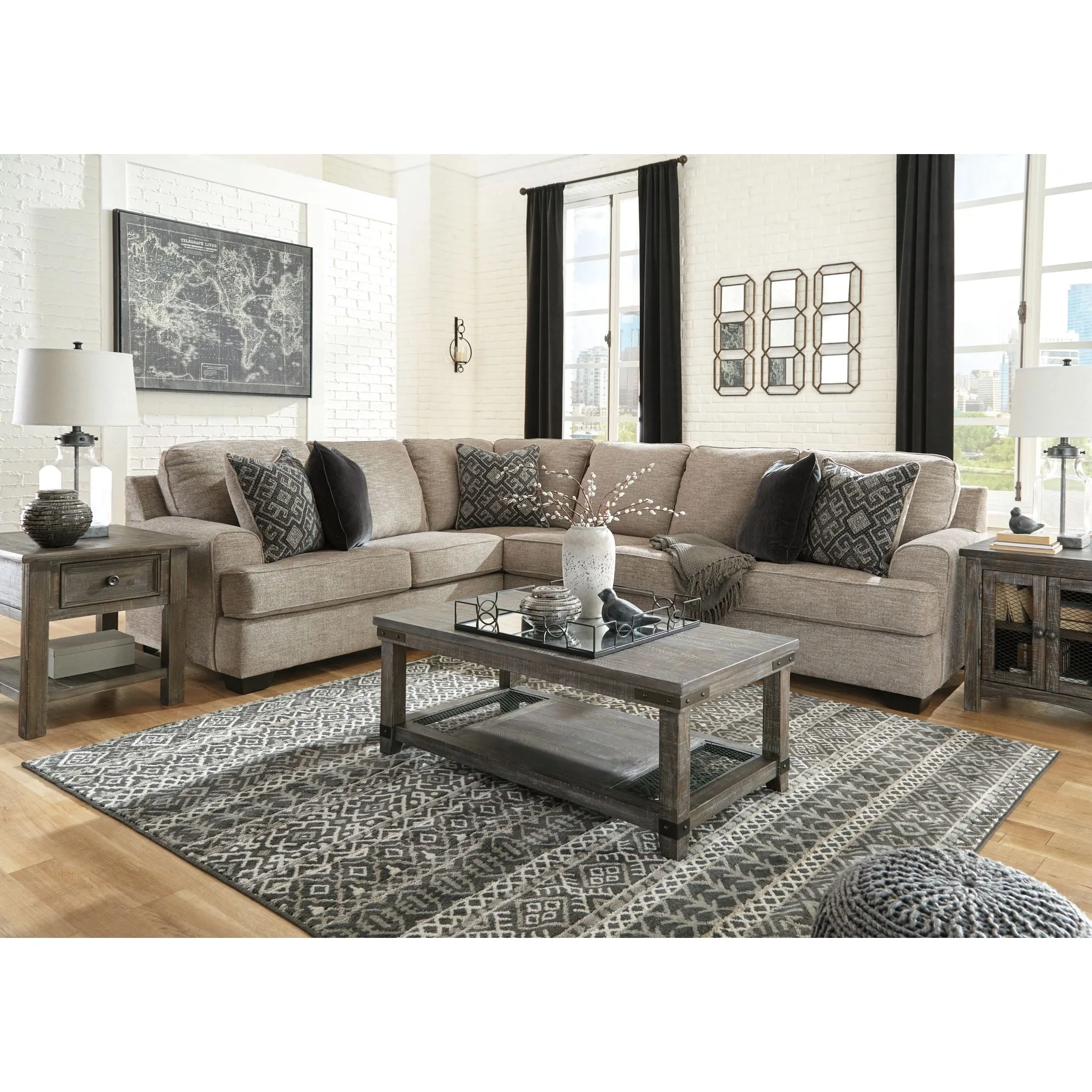 Bovarian 3 Piece Sectional