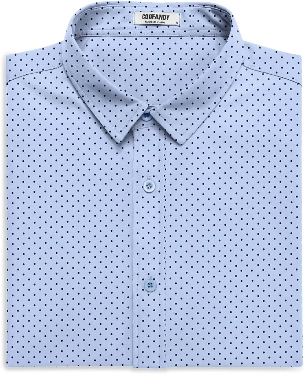 COOFANDY Men's Button Down Shirt Short Sleeve Casual Shirt for Men Summer Business Casual Dress Shirt