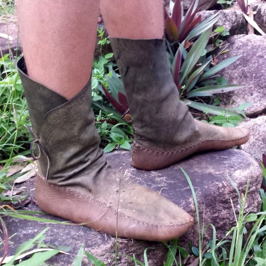 DIY Wrap-Up Boot Moccasin Complete Kit with Guide, Leather, and Tools