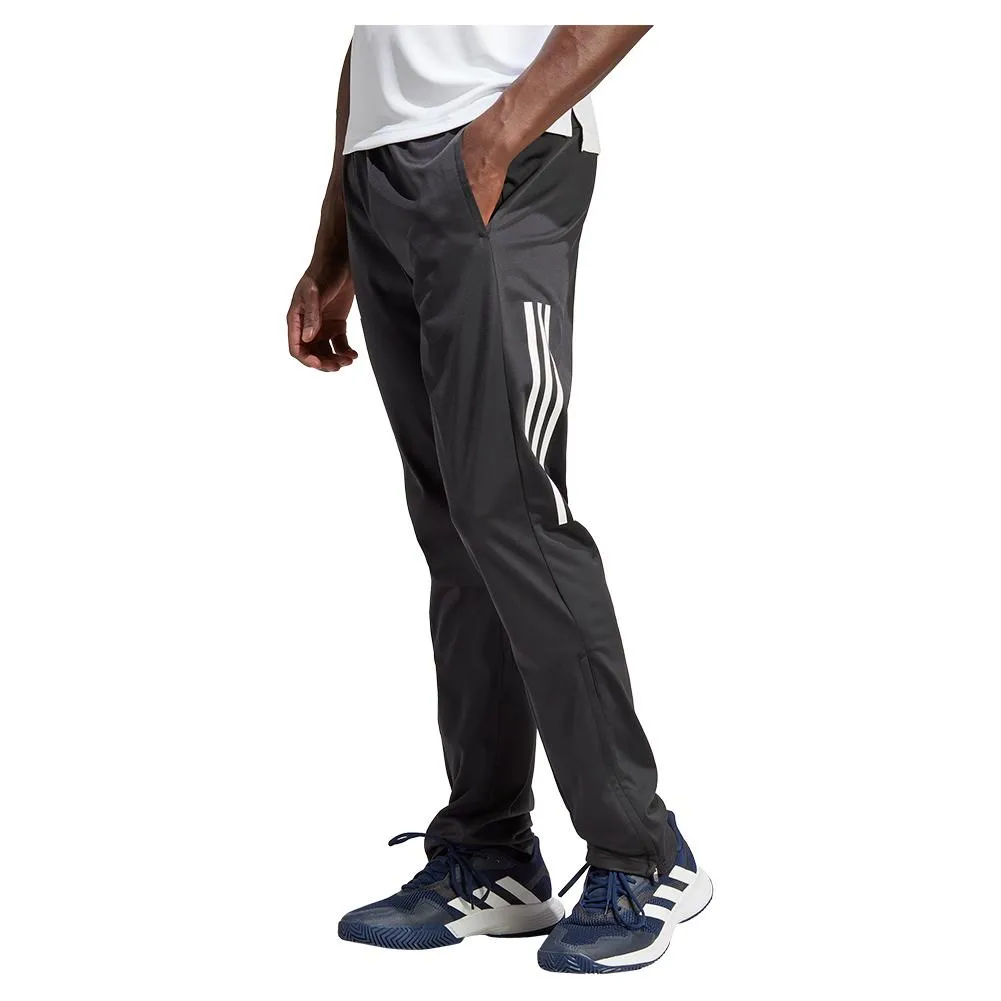 Men's 3-Stripe Knitted Tennis Pants Black