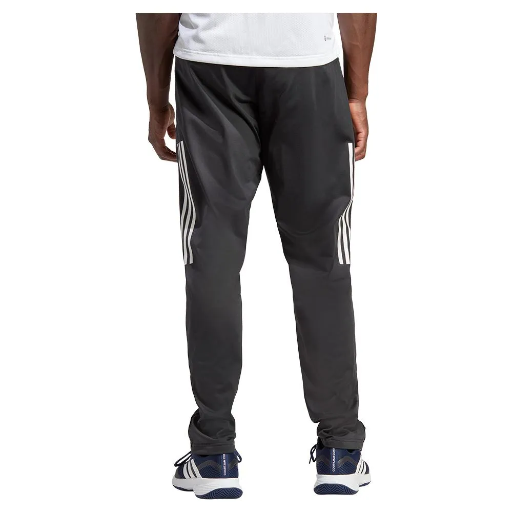 Men's 3-Stripe Knitted Tennis Pants Black
