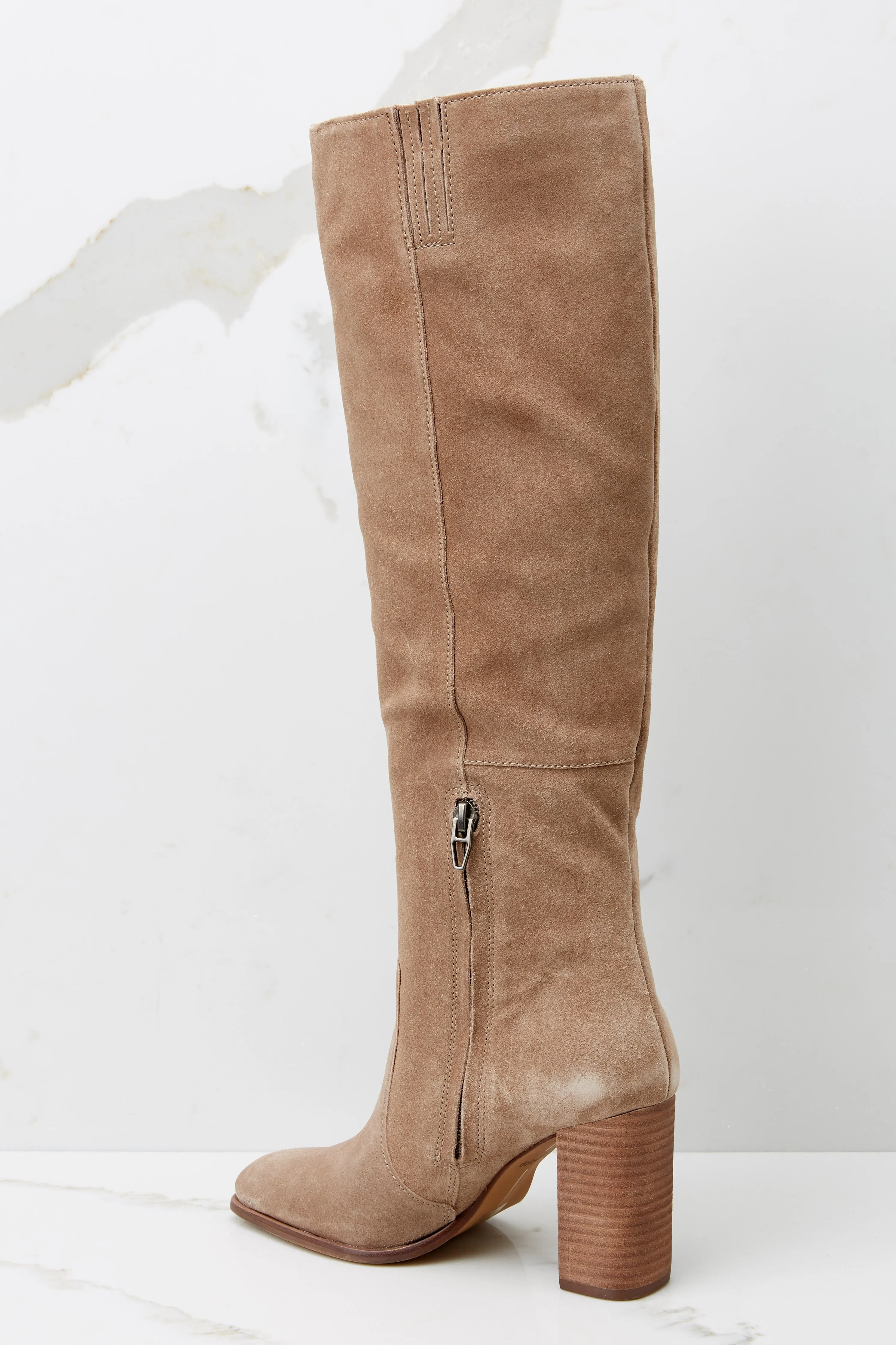 Nekita Truffle Suede Boots