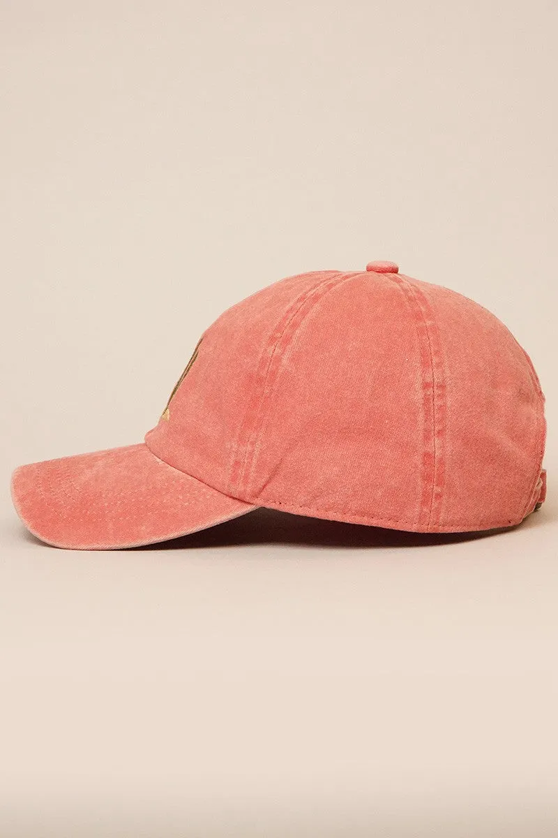 Southwestern Cactus Embroidered Ball Cap Hat
