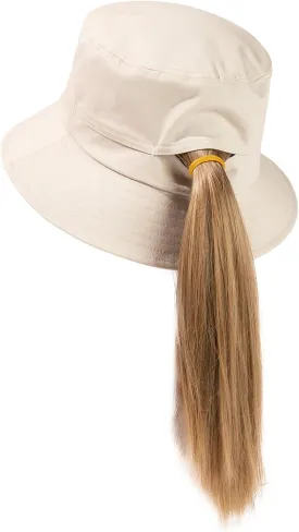TOP-EX Ponytail S M L XL UPF50  Sun UV Protection Packable Bucket Hats for Women Hiking Fishing