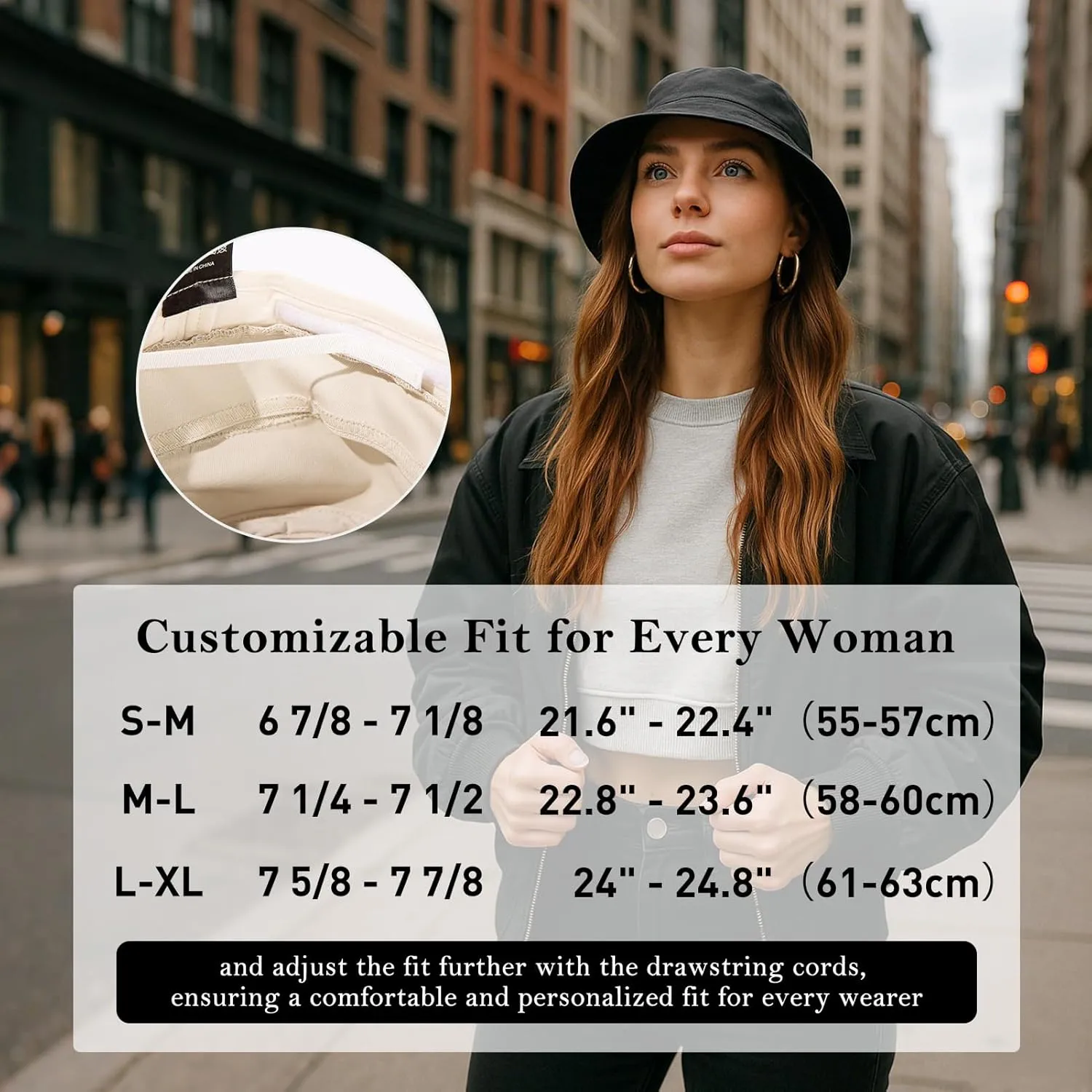 TOP-EX Ponytail S M L XL UPF50  Sun UV Protection Packable Bucket Hats for Women Hiking Fishing