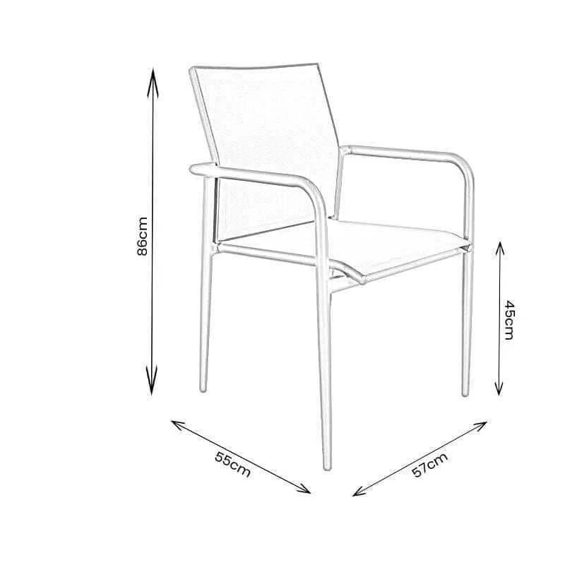 Weatherking Stone Rectangle 6 Seater Dining Set