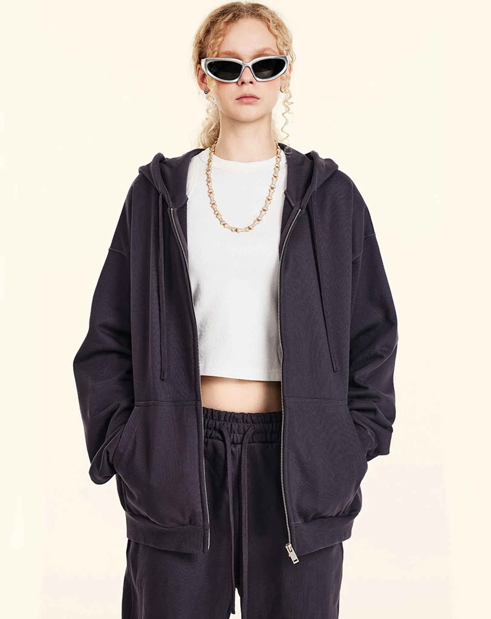 Zip-up Hoodie Jacket (French Terry)